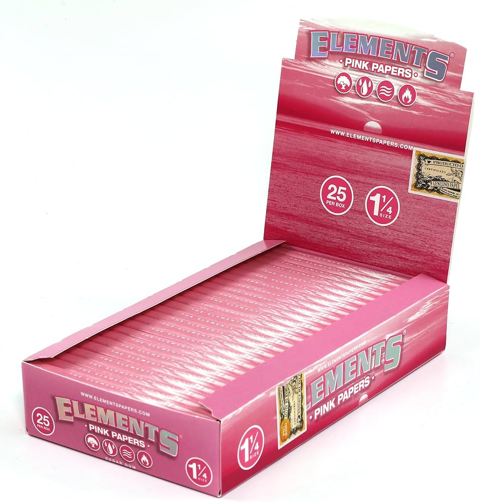 PAPEL ELEMENTS ROSADO (78 MM) 1.25