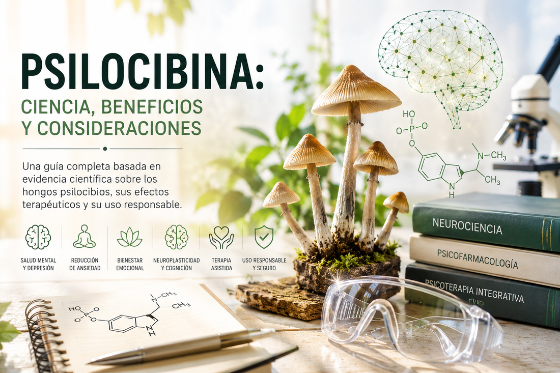 Psilocibina: Ciencia, Beneficios y Consideraciones