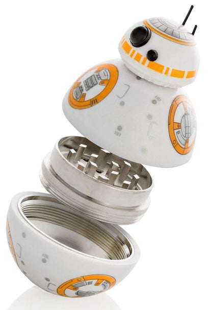 GRINDER METAL BB 8 STAR WARS - Este molinillo metálico combina estilo y funcionalidad con un diseño inspirado en Darth Vader. Perfecto para los fanáticos de Star Wars que buscan un molinillo duradero y eficiente. ¡Añade un toque galáctico a tu colección con Golden Carts! 🌿💫 -  GRINDER METAL BB 8 STAR WARS 