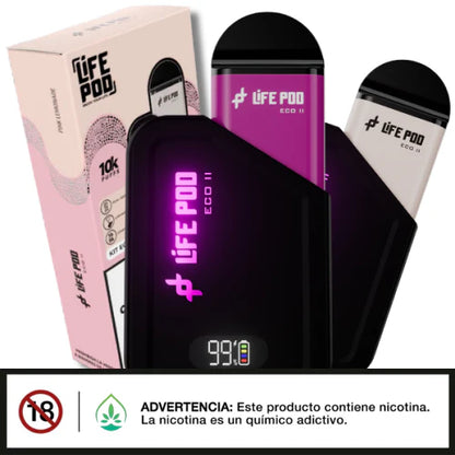 LIFE POD KIT (BATERIA + POD) 10,000 PUFF